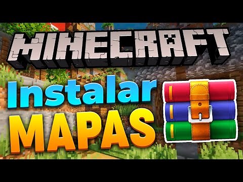 Cómo Instalar MAPAS de Minecraft en UN MINUTO (Java y Bedrock) 2021