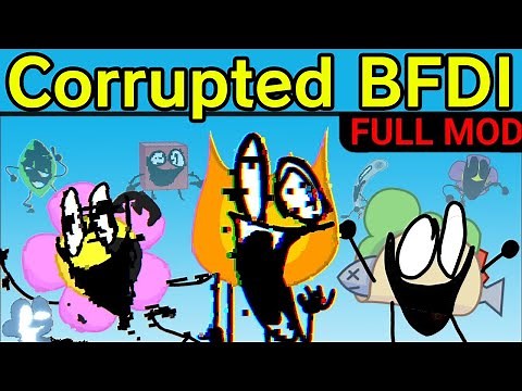 Friday Night Funkin' Learning with Pibby: Battle for Corrupted Island (FULL Demo) (BFDI Mod Glitch)