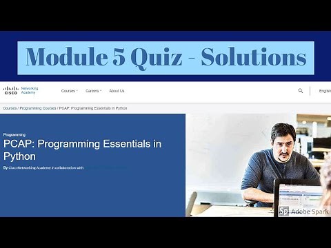 Module 5 solutions || Programming essentials in python || python quiz