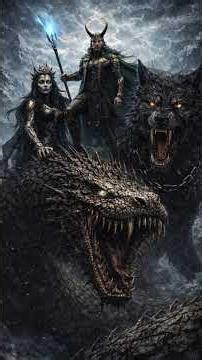 Jormungandr Origin Story 🐍 #leviathan #jormungandr