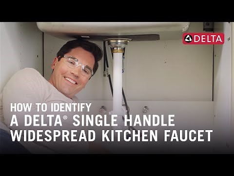 How to Install a Delta® Single Handle Widespread Kitchen Faucet with a Sink Sprayer