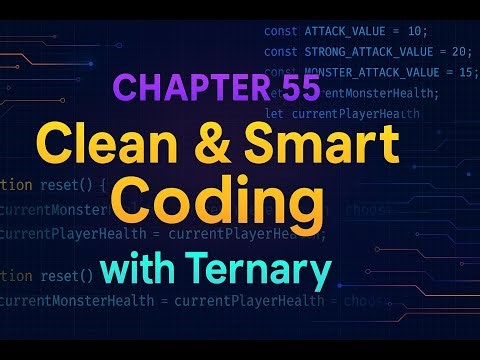 The Complete JavaScript in Malayalam - Chapter 55 - Clean & Smart Coding with Ternary