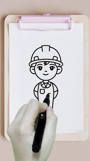 How to Draw an Engineer - Easy Step-by-Step Tutorial