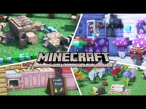 cute, epic & aesthetic minecraft mods for java edition 1.16.5 & 1.18.2!