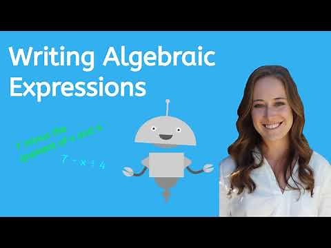 How to Write Algebraic Expressions