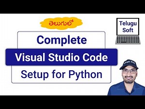 Visual Studio Code Setup for Python in Telugu | #VSCode #VisualStudioCode #python #new