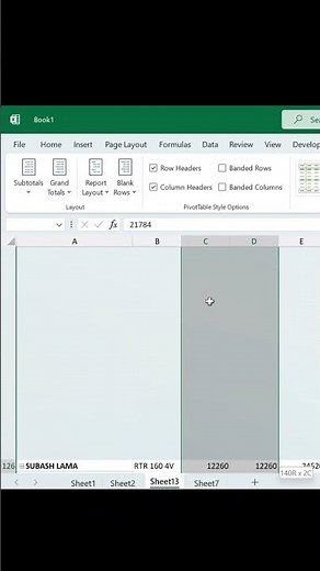 Match Multiple Sheets Data Using Pivot Table | How to Match Two Workbook Data in Excel