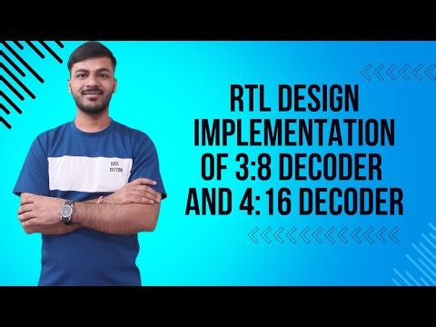 Decoder |3:8 decoder by using system Verilog | 4:16 decoder by using Verilog | RTL code | Harish Gou