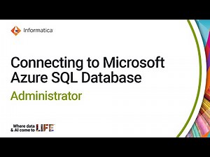 Connecting to Microsoft Azure SQL Database in Administrator