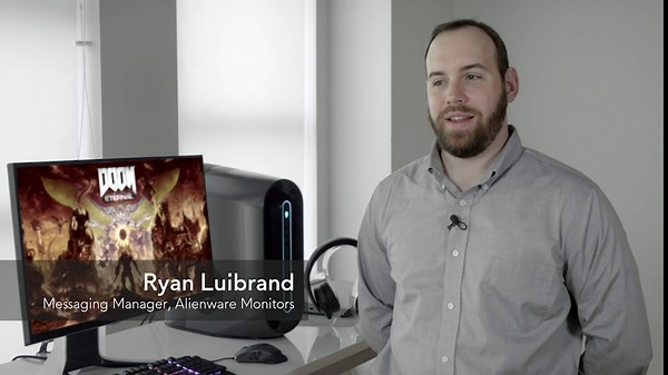 Alienware 120Hz UltraWide Gaming 34 Inch Curved Monitor with WQHD (3440 x 1440) Anti-Glare Display, 2ms Response Time, Nvidia G-Sync, Lunar Light - AW3420DW