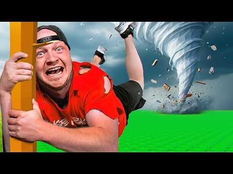 I Survived a Tornado in Roblox!