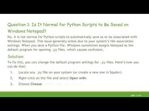 How to Properly Save and Open Python Scripts in Anaconda