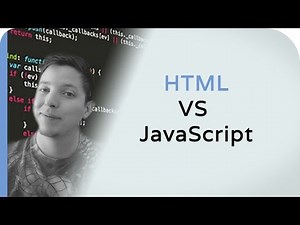 What's The Difference With HTML VS JavaScript