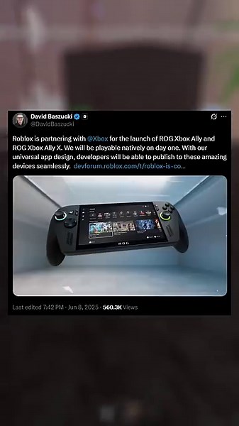 ROBLOX IS COMING TO THE NEW XBOX CONSOLE