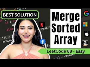 Merge Sorted Array - LeetCode 88 - Python #leetcode #topinterview150