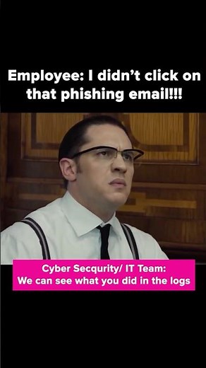 When an employee says, "I didn't click on that phishing email" | Meme #shorts