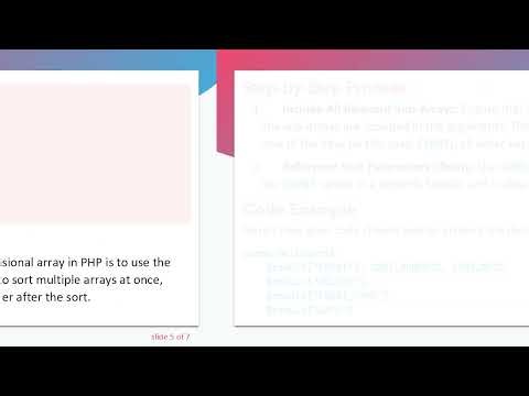 How to Sort Multidimensional Arrays in PHP