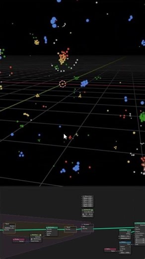 Geometry nodes - Particle Life
