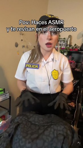 ASMR en Aeropuerto: Inspección de Rutina y Revisión de Equipaje