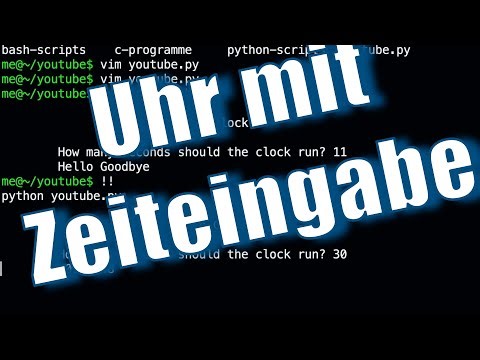 Learn Python – Programming a digital clock with time input (Part 3)