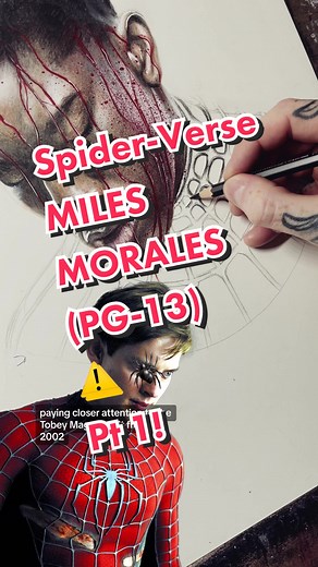 Miles Morales Drawing Tutorial | Spider-Man Part 1