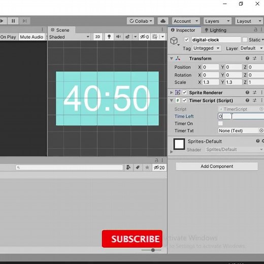 How to Create a Simple Countdown Timer in Unity | #shorts