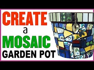 Mosaic Flower Pot Tutorial