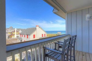 OUTER BANKS VACATION RENTAL UPDATE: Kick off 2019 right...on the beach! This is LANGMAN'S SEA CABIN, a 2 Bedroom, 2 Bathroom Oceanfront condo. Rent for a week beginning December 30th for just $895. Great for a New Year's road trip for 2 couples or a small family! BOOK NOW: http://bit.ly/2DPoMhQ | Seaside Vacations Outer Banks
