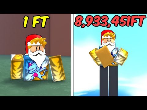 I Grew 8,345,123 Feet And Became The Biggest in Roblox Get Tall and Fall