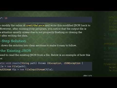 How to Successfully Modify a JSON Value and Write It to a File in Java