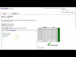 Codingbat - reverse3 (Java)