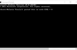How to Copy and Paste in the Windows 10 Command Prompt