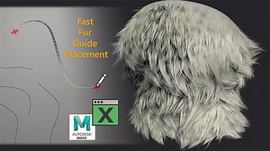 Maya、Xgen 使用、ファーのガイドを素早くつくる方法（※英語ムービー） | 3dtotal 日本語オフィシャルサイト