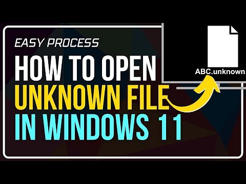 How to Open Any UNKNOWN FILE Types, Formats & Extensions in Windows 11/10 [SAFELY & SECURELY]