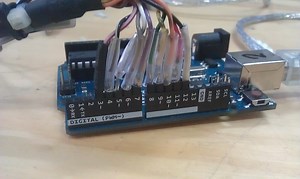 Absolute rotary encoder 10 bit help with code needed