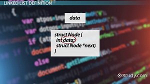 Linked Lists in C Programming: Definition & Example