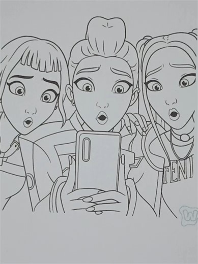 K-POP Demon Hunters: Art and Coloring Techniques