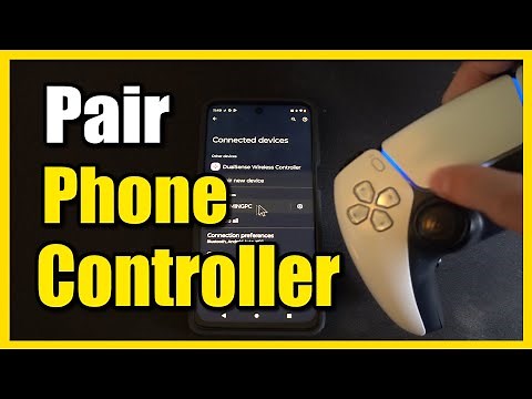 How to PAIR PS5 Controller to Phone (Android Devices)
