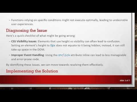 Fixing the Must Click Twice to Activate Onclick Event Issue in JavaScript