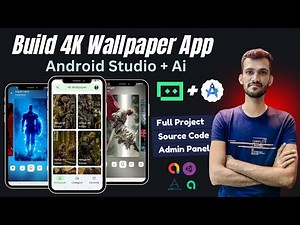 Build 4K Wallpaper App with Admin Panel using (Android Studio + AI) Full Project & Source Code