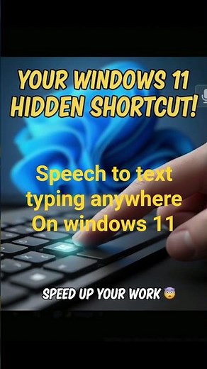 Type Anywhere with Your Voice — Windows Shortcut (Win + H)