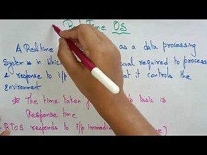 Real time operating system | Hard & soft | OS | Lec-10 | Bhanu Priya