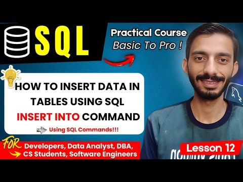 SQL INSERT INTO Command Tutorial | Insert Data into Tables Easily