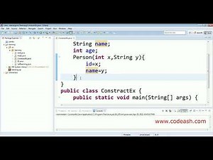 Constructor Overloading in Java | parameterized constructor in java