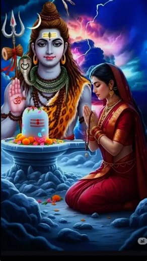 Tere bhajanon mein Main Ram Java 🌿❣️ #Mahadev # bhakti song #trending #devotionalsong #shorts