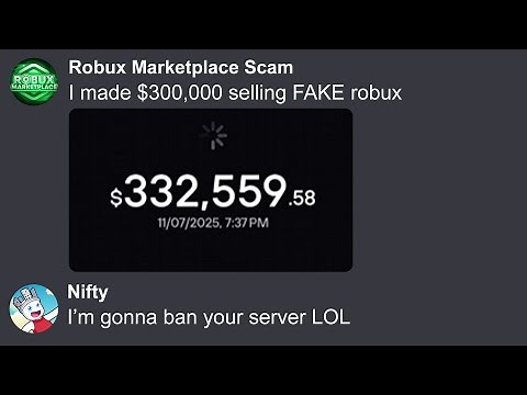 Buying Robux From A Scam Server, Then Exposing Them!