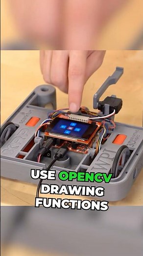 #opencv Detection, Touchscreen UI, and Animation Demo