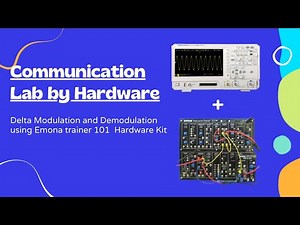 Delta Modulation and Demodulation using Emona trainer 101 #Digital #communication #engineering