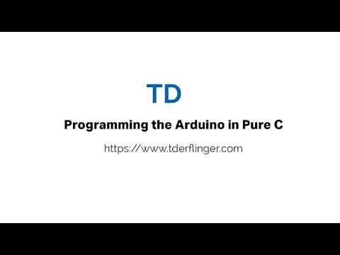 Programming Arduino in Pure C
