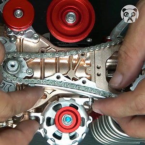181K views · 930 reactions | Assembling a mini four cylinder engine model | Creative Panda | Facebook